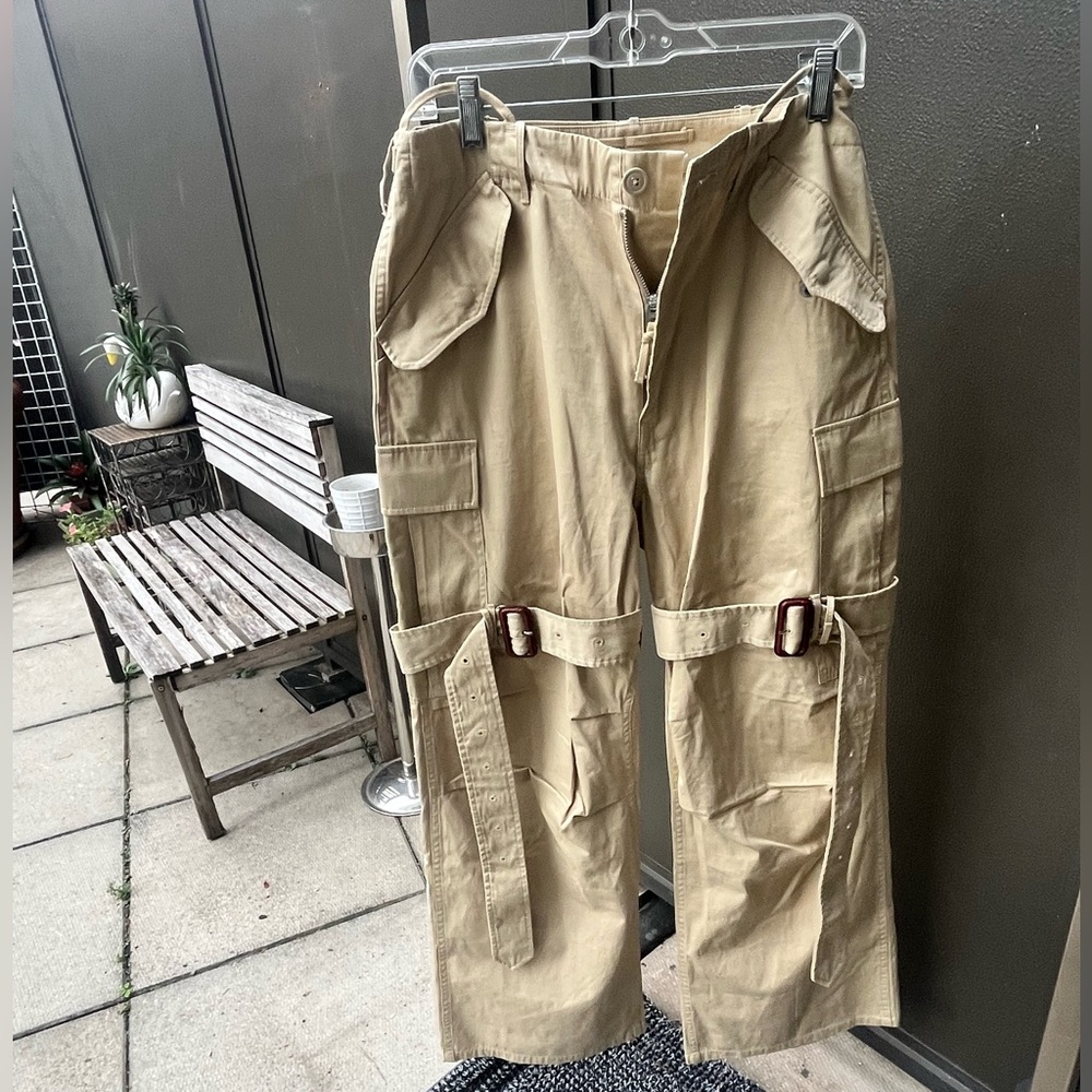 R13 Trench Cargo pants 29 pockets belts - Picture 9 of 11
